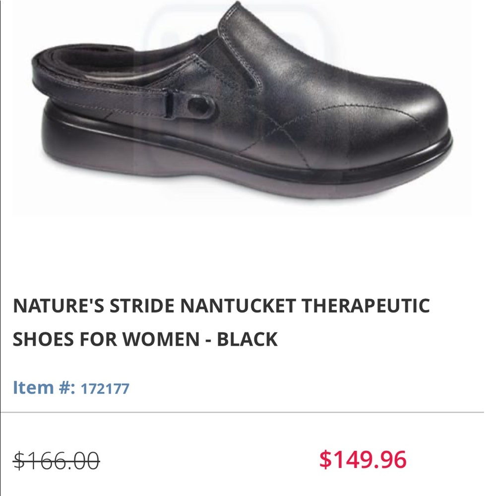NIB Natures Stride Diabetic Orthotic Clogs 8